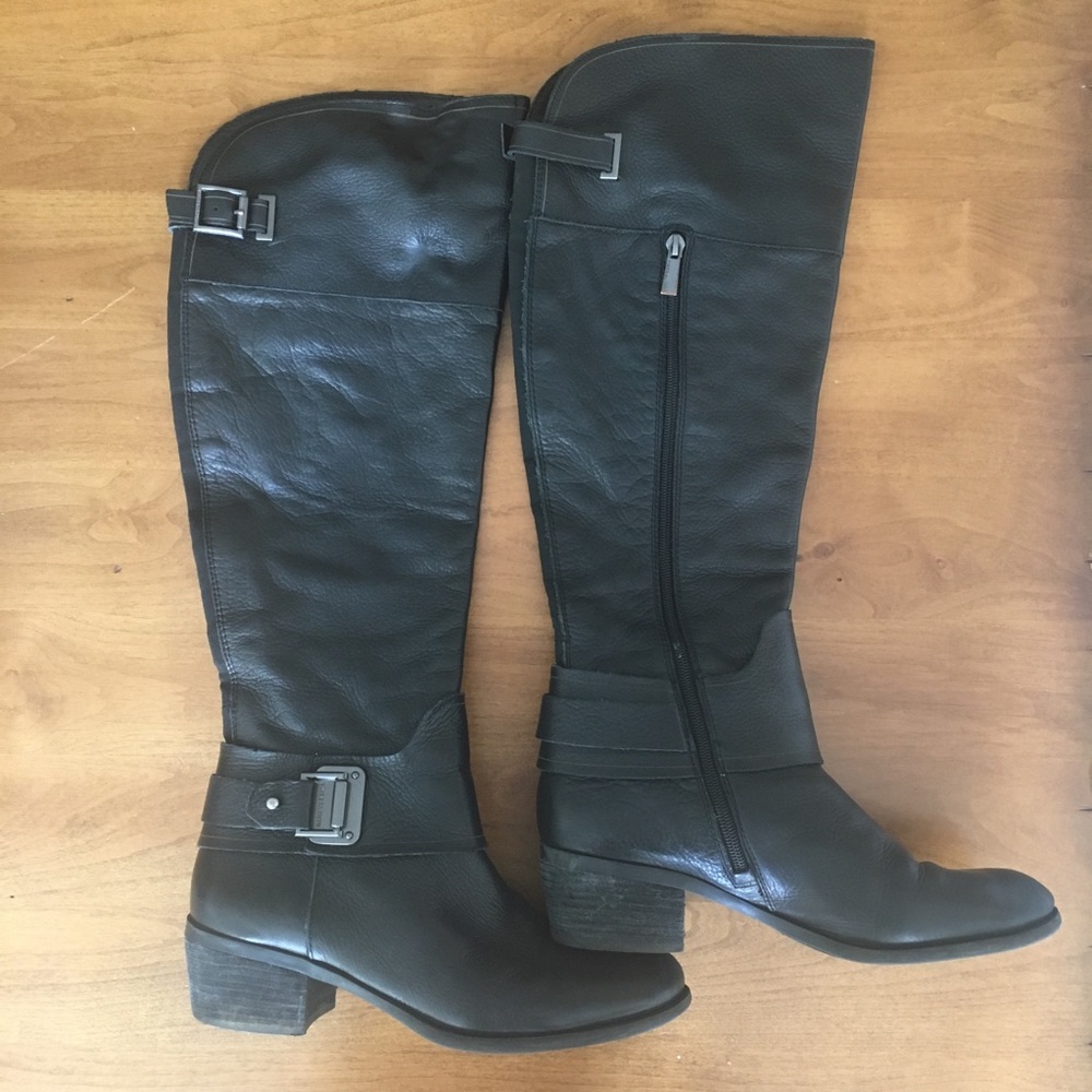 Vince Camuto 8.5 Black Riding Boots Casual